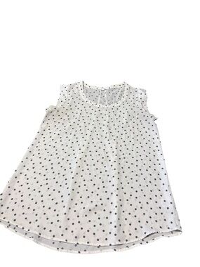 Pleione Cream Blouse with Black Polka Dots